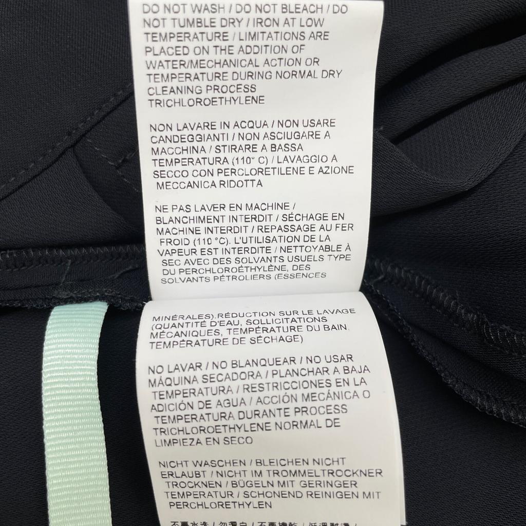 Off-White OWCA078F18A71053 Black High Waist Over Wide Pants Bottoms 36 blackUsed