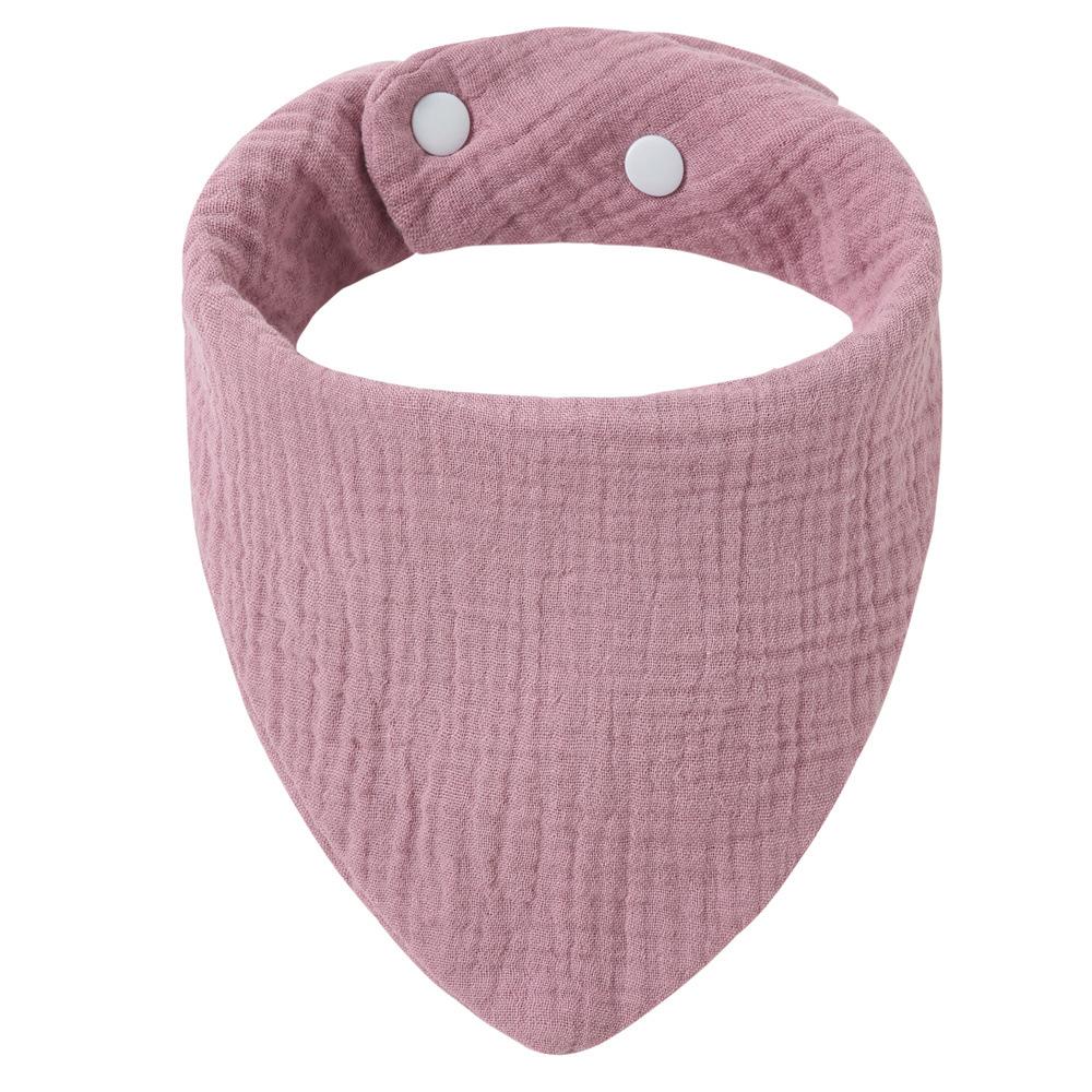 Muslin Baby Infant Cotton Bib Solid Color Scarf Feeding Saliva Towel Bandana Burp Cloth Boy Girl Babies Accessories Newborn