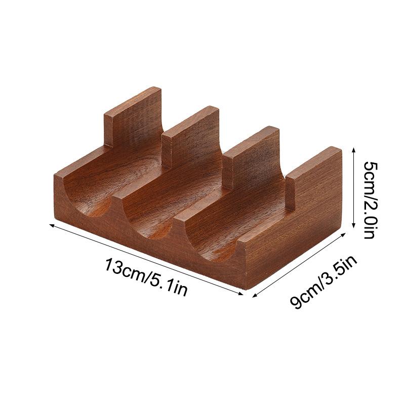 1/2/3/4/5 Slots Wooden Sushi Rack U-shape Japanese Style Sushi Serving Tray Multi Purpose Innovative Sushi Maker Holder Home