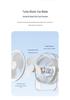 Portable Desktop Mini Fan with Multifunctional Light - Rechargeable and Powerful for Dorms and Desks