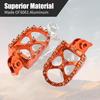 Orange Foot Pegs Enlarge Footpegs Compatible with KTM 390 Adventure 2020 2021 2022 2023,390 Adventure Accessories