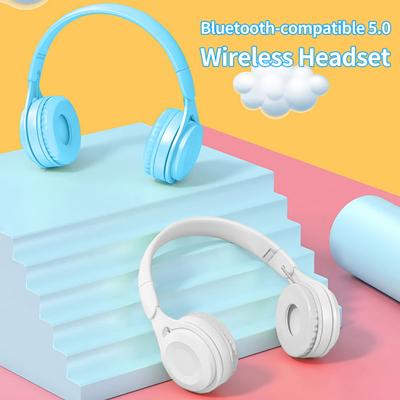 Drahtlose Kopfhörer High Fidelity Intelligente Lärm Reduktion Leichte Bluetooth-kompatibel 5,0 Nette Stereo Gaming Sport Headset für Computer