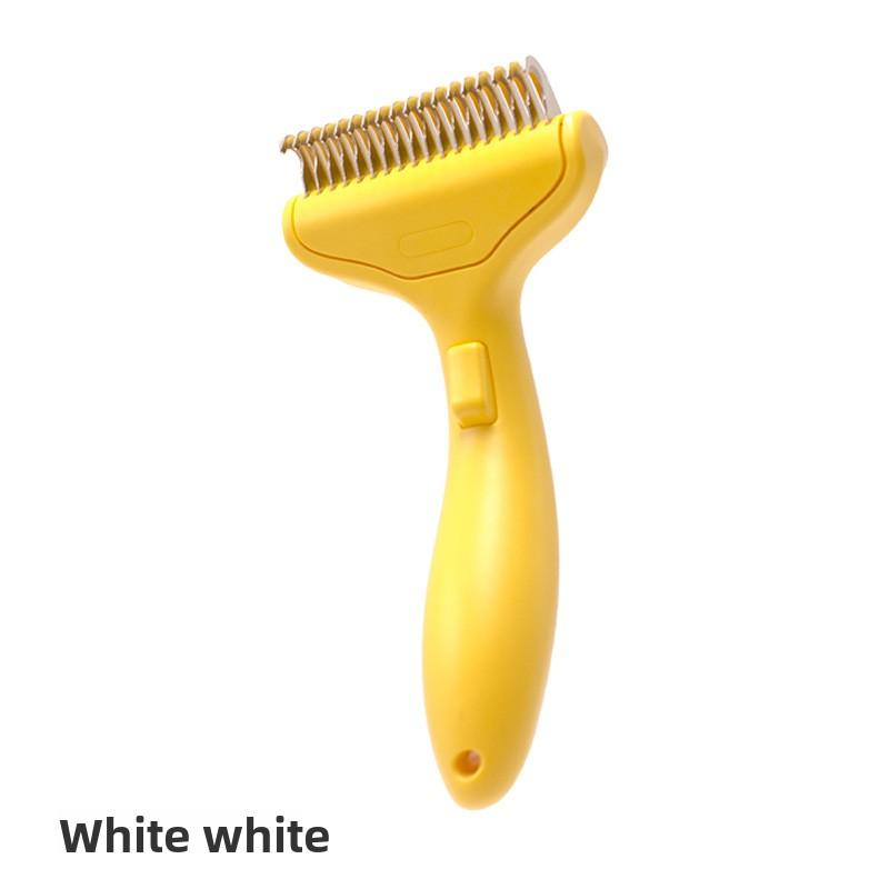 Pente de Nó para Animais de Estimação, Pente para Gatos, Pente para Pelos Soltos, Remoção de Pelos de Beleza, Pente para Animais de Estimação, Pente de Remoção de Pelos Soltos com Um Clique