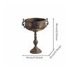 Moroccan Design Floor Vase Weighted Base Goblet Flower Reusable