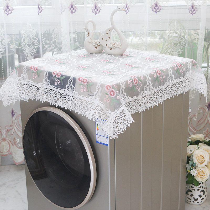 

Чехол для стиральной машины-автомат, кружевной, из ткани, чехол для холодильника, полотенце, солнцезащитный чехол, пульсатор, однодверный, пылезащитный чехол Organza 706 Washing machine (83*83cm) Neutral