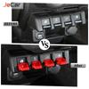 ABS Car Window Lift Switch Button Extended Decoration Sticker Trim Cover For Suzuki Jimny  Up Car Interior