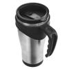 Kubek Termiczny Z Uchwytem Stalowy Termos Podróżny Samochodowy Do Samochodu