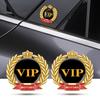 Autosticker Sterke kleefkracht Waterdicht Decoratieve 3D VIP Achterbumper Metalen badge Auto-accessoires
