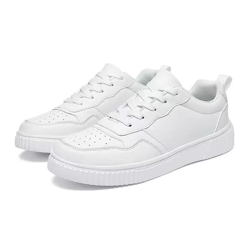 Size 36-48 Hot Sale Men White Sneakers Shoes Comfortable Casual Shoes for Men Casual Skateboard Shoes New Women Sneakers Leather