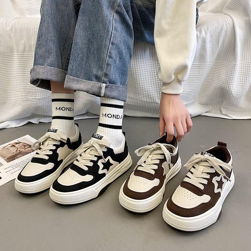 Platform White Shoes Women's Summer 2025 New Versatile Popular Board Shoes Heightening Breathable Sports Casual Shoes Ins Tide