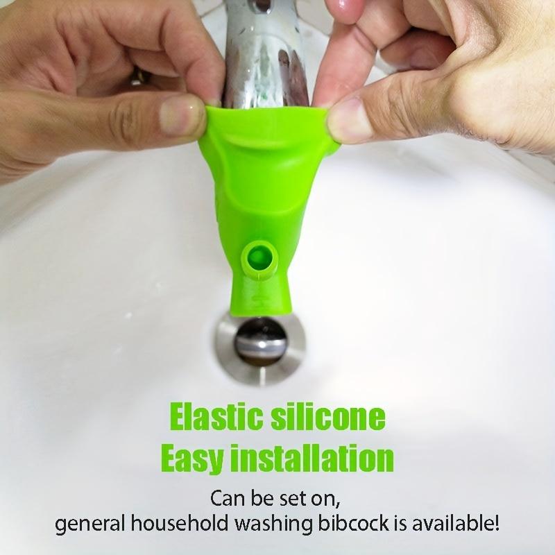 Flexible TPR Silicone Faucet Extender Modern Water Diverter for Sink