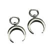 Vintage Hip Hop Harajuku Moon Metal C-Shaped Earrings