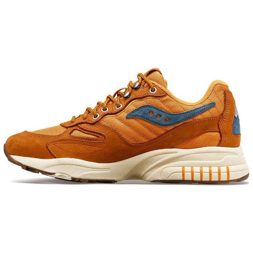 SAUCONY 3D Grid Hurricane Endless Knot Men Sneakers Brown Rust S70742-1