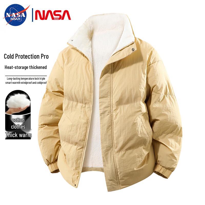 NASA NOAH Men s Lamb Fleece Lined Padded Jacket S