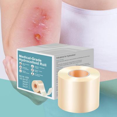 Hydrocolloid Bandage for Wound Care Waterproof DIY Sizing and Shaping Hydrocolloid Dressing Roll