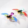 Colorful Bird Motorcycle & Car Ornament Waving Wings Flying Rearview Mirror Decoration Easy Installments for Vehicle Accessories