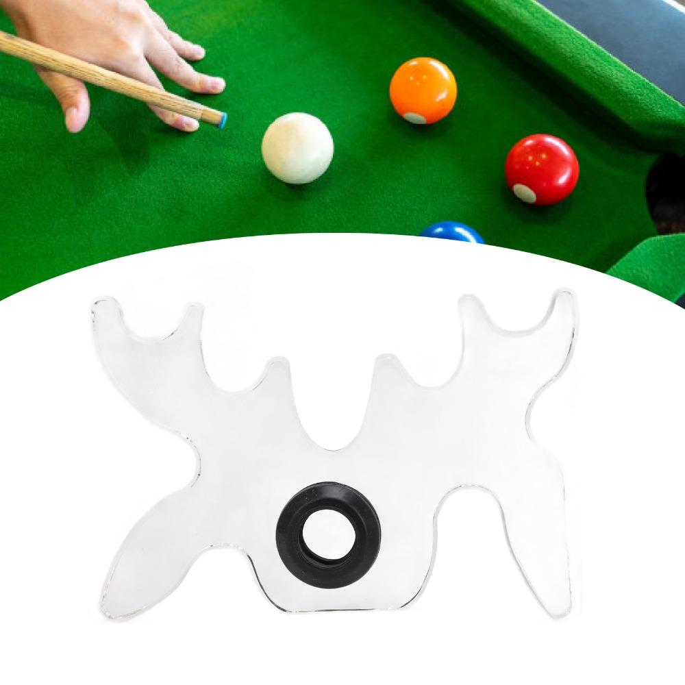 Rubber Billiard Bridge Head Stable Acrylic Bridge Head Pool Cue Bridge  Pool Table