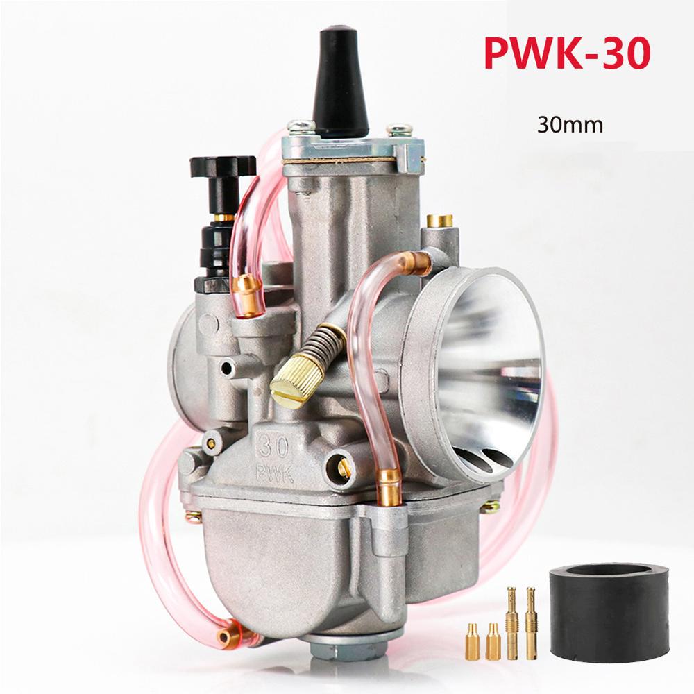 2T 4T Universal Keihin Koso Oko Motorcycle PWK Carburetor 21 24 26 28 30 32 34mm With Power Jet For Racing Motor