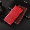 Crocodile Belly Genuine Leather Flip Case for Infinix Hot 20 20i 30 30i 40 40i 50 50i 60 60i Pro Plus Play NFC Wallet Cover Case