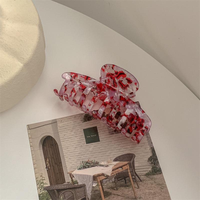 Korean Imitation Acetate High-End Shark Hair Clip - Elegant Hair Accessory for Stylish Looks