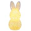 3D Printing Easter Rabbit Nightlight Creative Hollow Out Bunny Figurine Table Lamp for Spring Indoor Home Festival Decorations