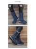 Men's Winter Waterproof Non-Slip High Top Snow Boots with Thick Velvet Lining