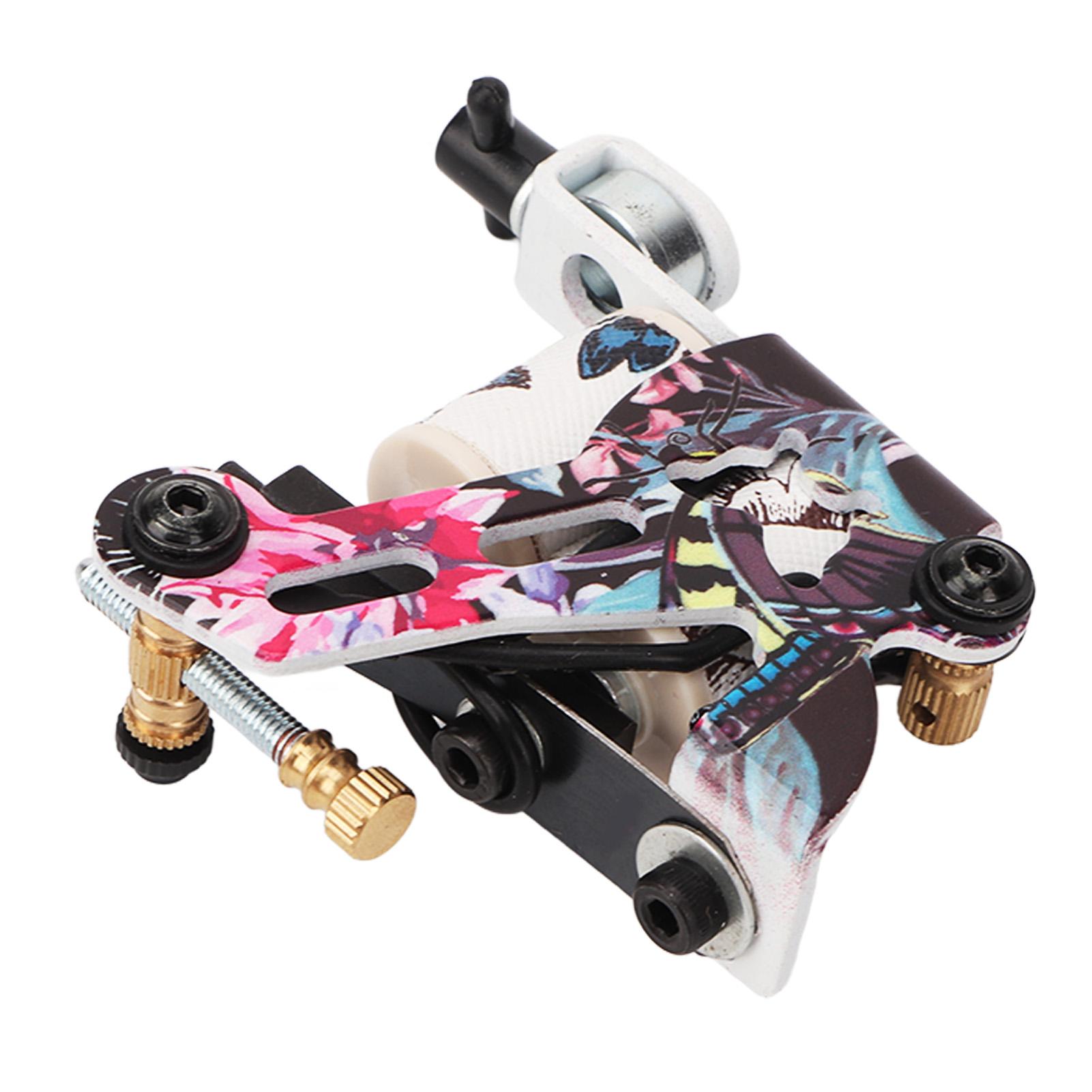 

Coil Tattoo Machine Professional Salon Alloy 10 Wraps Coil Liner Shader Tattoo Machine for Tattoo