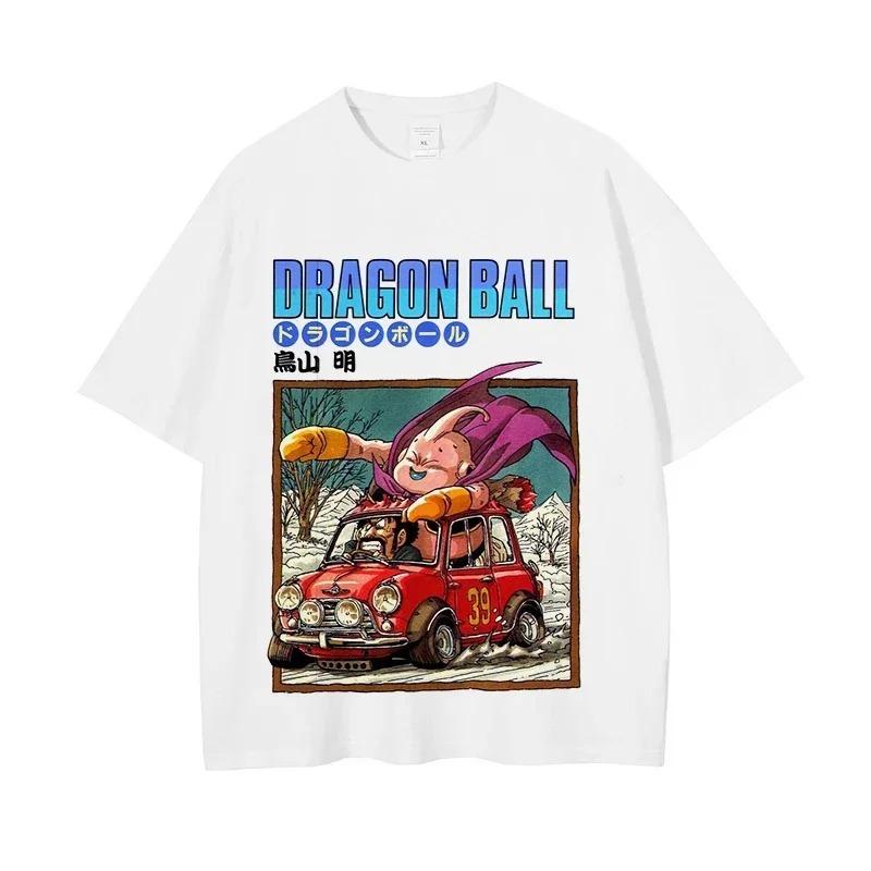 

Dragon Ball Маджин Буу Винтажный Принт Манги Свободная Футболка | Повседневный Топ Унисекс 4XL