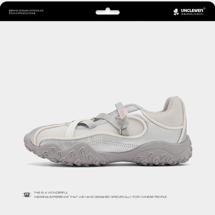 

Дядя Вэнь Мятный Летний 5.5 Увеличение Роста Балетки Женские Летние Дышащие Мэри Джейн Платформа Повседневные Кроссовки 40 серебряный