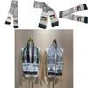 Long Rectangle Palestinian Flag Scarf 14*130cm Soft Polyester Material