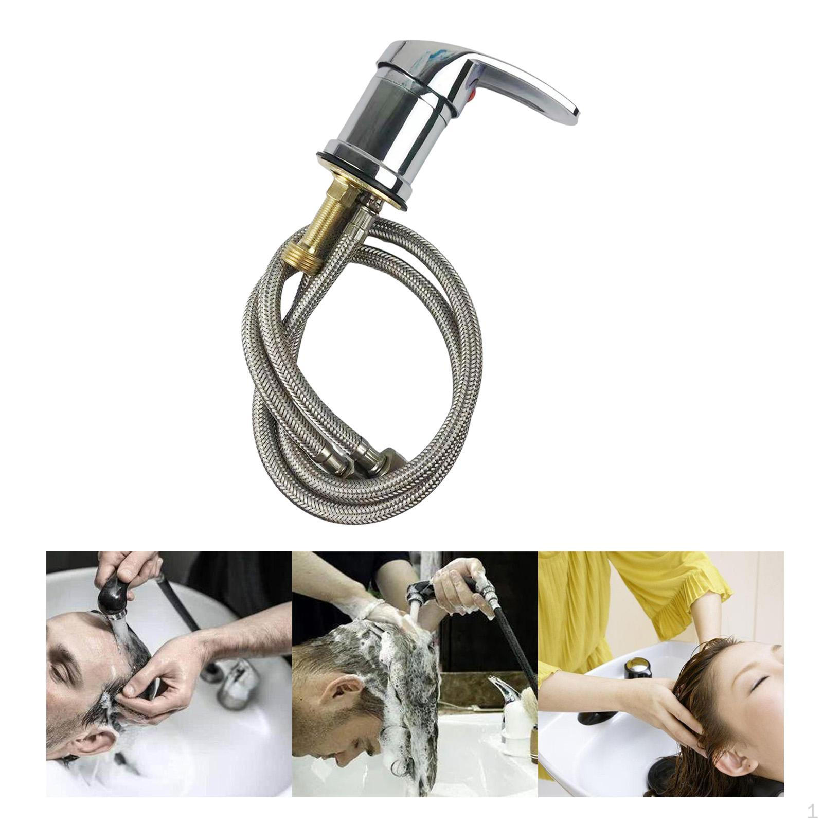 

Высокопроизводительный смеситель для шампуня в салоне для лечения волос silver no tube head