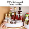 360 Degree Rotating Cabinet Organizer Kitchen Bathroom Cosmetic Turntable Storage Tray Non-Slip Spice Round Rack Plate