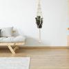 Stylish Handmade Woven Basket Hanging Handcraft Flower Container Holder for Enhancing Plant Hanging Planter