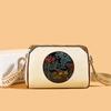 Casual Women Handbag Soft Leather Small Shoulder Crossbody Bags For Women 2026 Summer New Fashion Print Ladies Messenger Tote Bag
