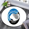 Atalanta BC Printed Round Rug, Non Slip Washable Circular Carpet For Living Room Bedroom Playroom, Sports Fan Decor, Holiday Birthday Gift