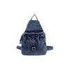Schoolbag Retro Washed Denim Cloth Messenger Bag Casual Fashion Student Trendy Cool Backpack Outdoor Travel Commuter Bag