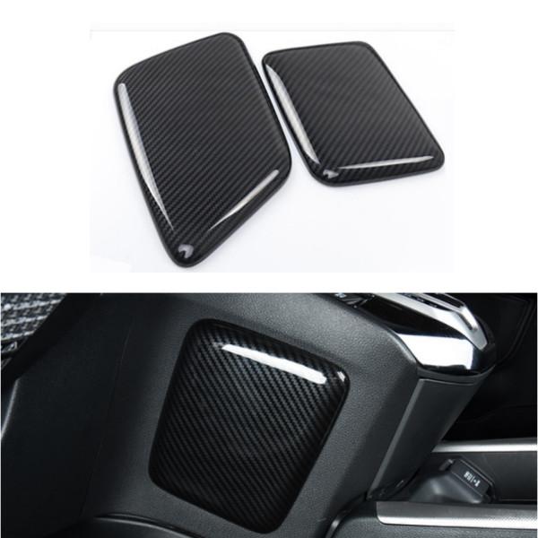 FOR HONDA CR-V CRV 2017-21 Carbon Fiber Look Side Central Console Cover Car Trim