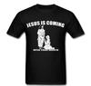 Jesus Is Coming Open Your Mouth Religion Funny T Shirt Tee Unisex