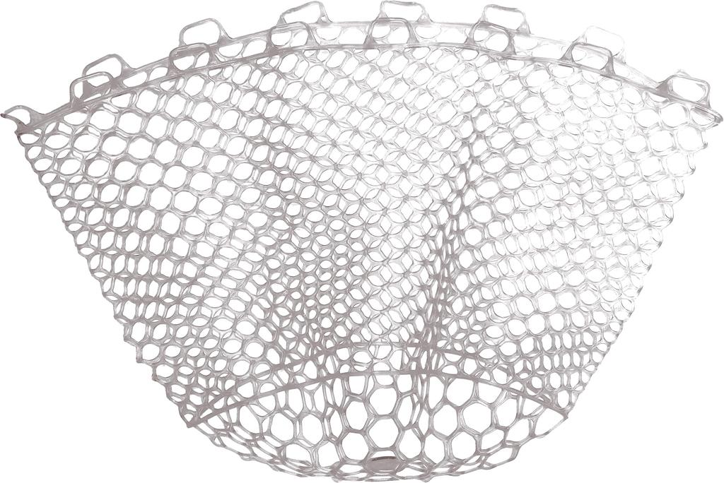 PROX Replacement Rubber Landing Net for 12" Fishing RodsClear Net (PX89412C)