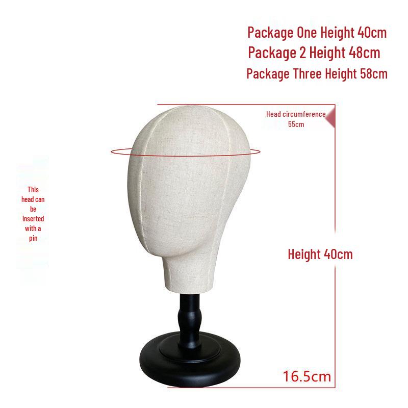 Hat and Wig Stand Model: Dummy Head Holder for Displaying Hats, Wigs, and Accessories