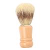 Beard Shave Brush Wooden Handle Lightweight Residue Removal Soft Hair Brush for Salon Home