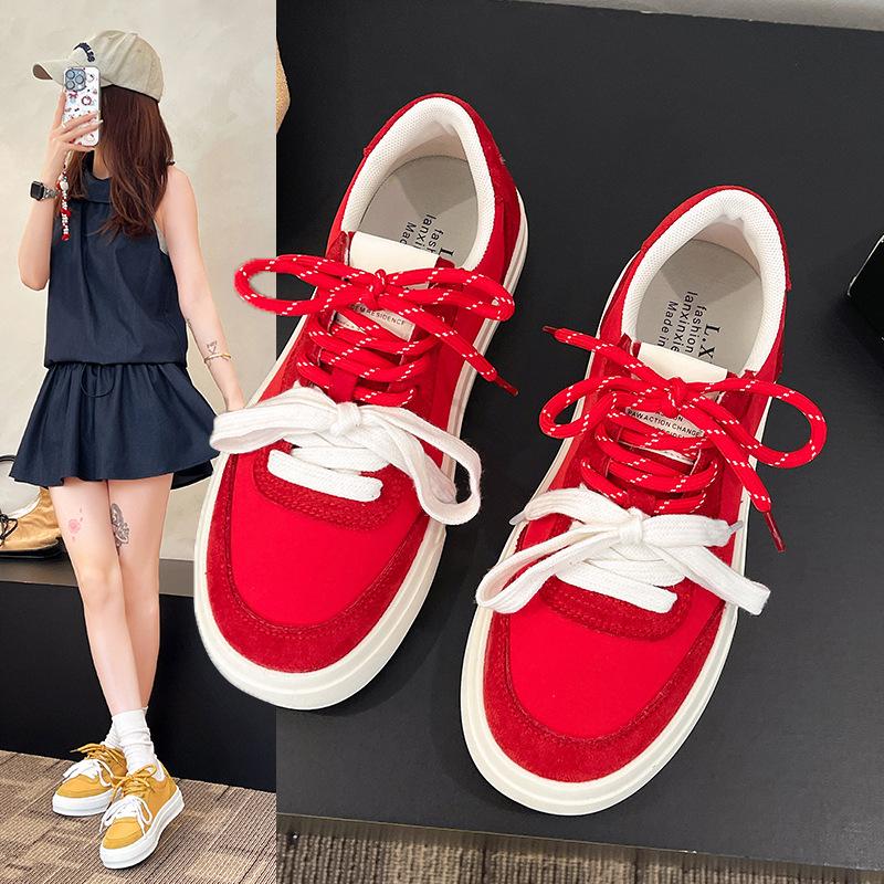 Versatile retro niche board shoes women's 2025 summer new thin thick-soled soft-soled fashion sports and leisure espadrilles