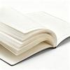 Back-to-School Black PU Leather Notebook, A5/B5 - Ideal for Students, Business & Office