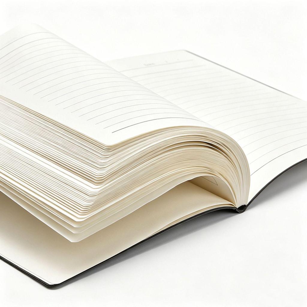 Back-to-School Black PU Leather Notebook, A5/B5 - Ideal for Students, Business & Office