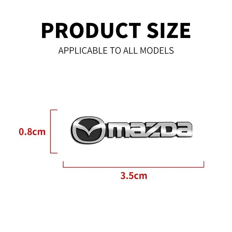 3D Car Styling Sticker Aluminum Emblem Interior Speaker Audio Badge for Mazda Sticker Accessories For MS Atenza Axela CX-3 CX-5