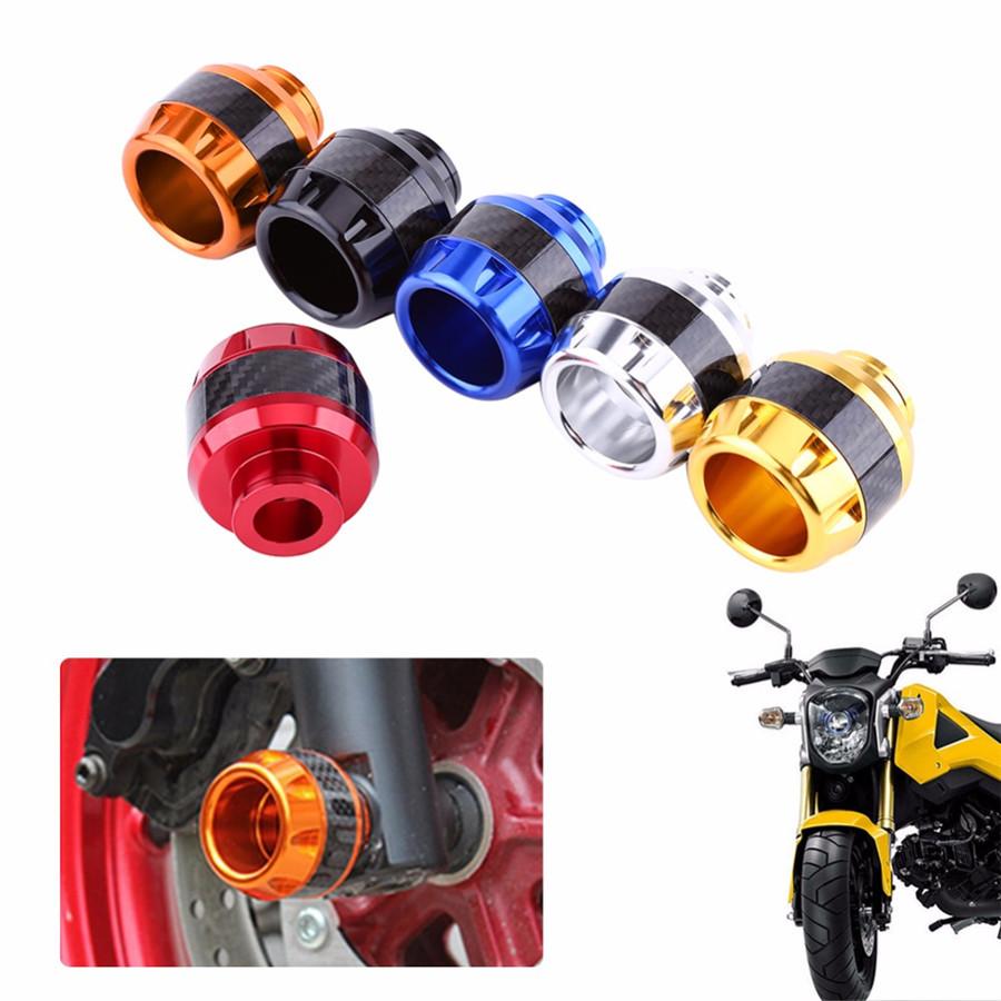 1x Universal Motorcycle Front Fork Frame Slider Anti Crash Falling Protector Kit