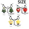 3Pcs Creative Christmas Tree Keychain Lovely Cute Bag Pendant Car Keyring  Cute Bag Accessories