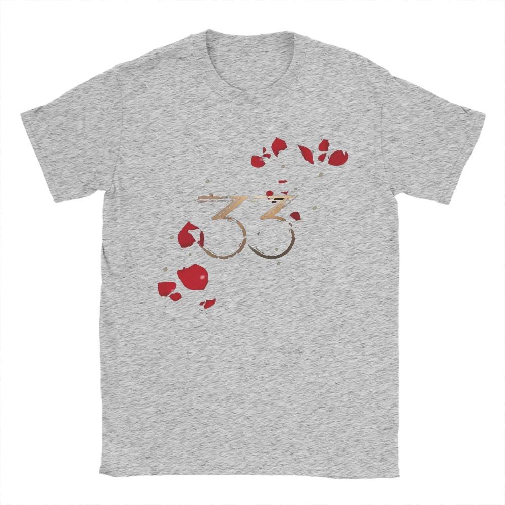 Novelty Expedition 33 Print T-Shirt Men O Neck Cotton T Shirts Short Sleeve Tee Shirt Tops Comfortable Breathable and Soft