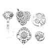 5pcs Charms Gear Steampunk Antique Silver Color Big Gear Steampunk Charms Pendant Jewelry Steampunk Gear Charms