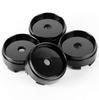 Rhinotuning DIY Wheel Center Caps, Set of 4 (Black, 66.5mm Outer Diameter / 63mm Inner Diameter)